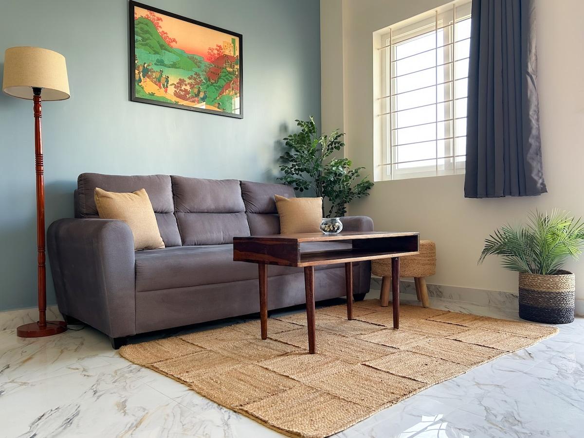 Spacious 2-BHK Near Manyata Tech Park - 202 — 2 BHK apartment in Manyata, Bengaluru