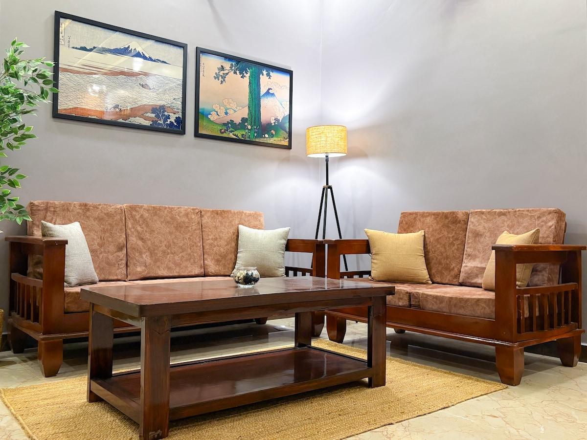 Comfortable 3-BHK nr Byg Brewski, Hennur - 501 — 3 BHK apartment in Hennur, Bengaluru