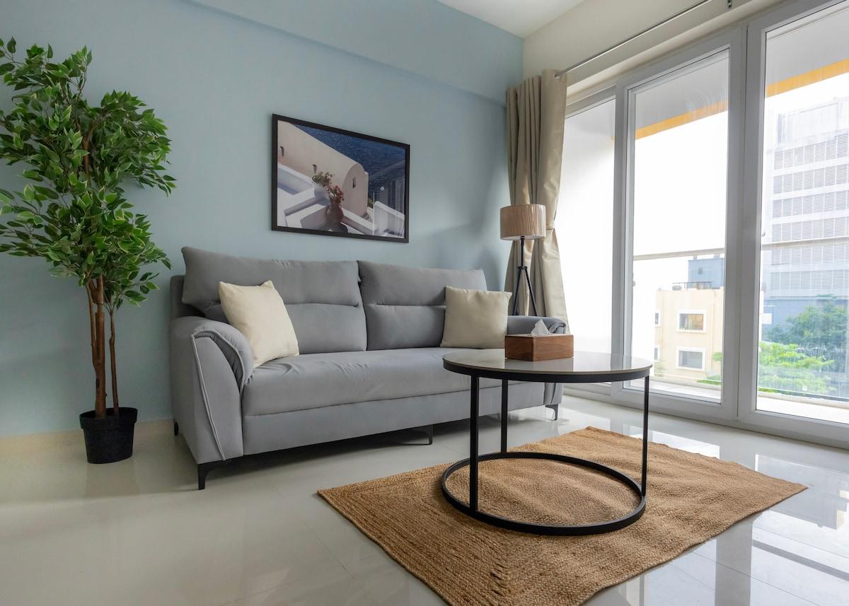 2-BHK in Viman Nagar | Nr Airport & Symbiosis ~401 — 2 BHK apartment in Viman Nagar, Pune