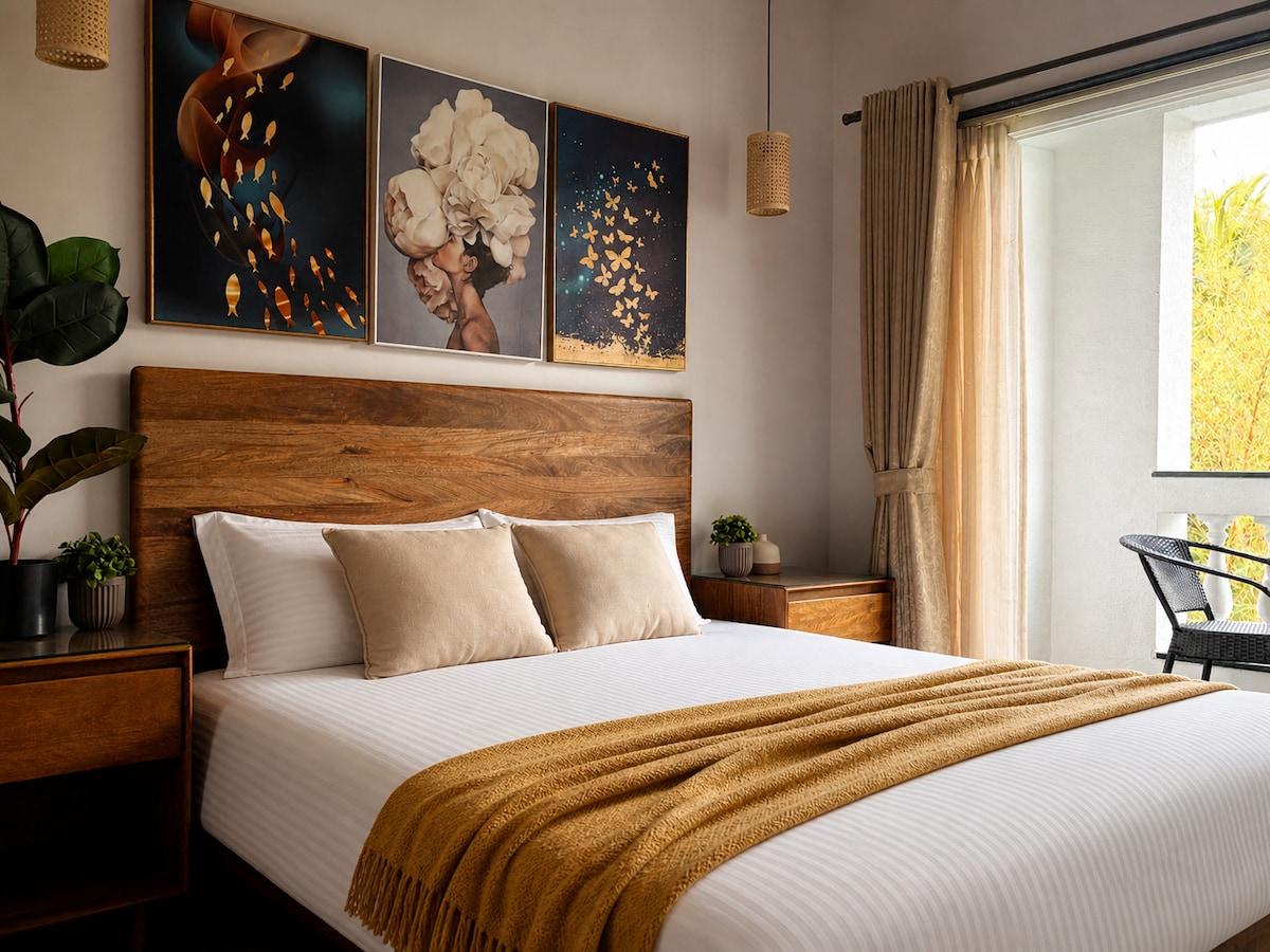 Luxury 2BHK nr Bawri, Avos Kitchen with Pool A202 — 2 BHK apartment in Assagao, Goa