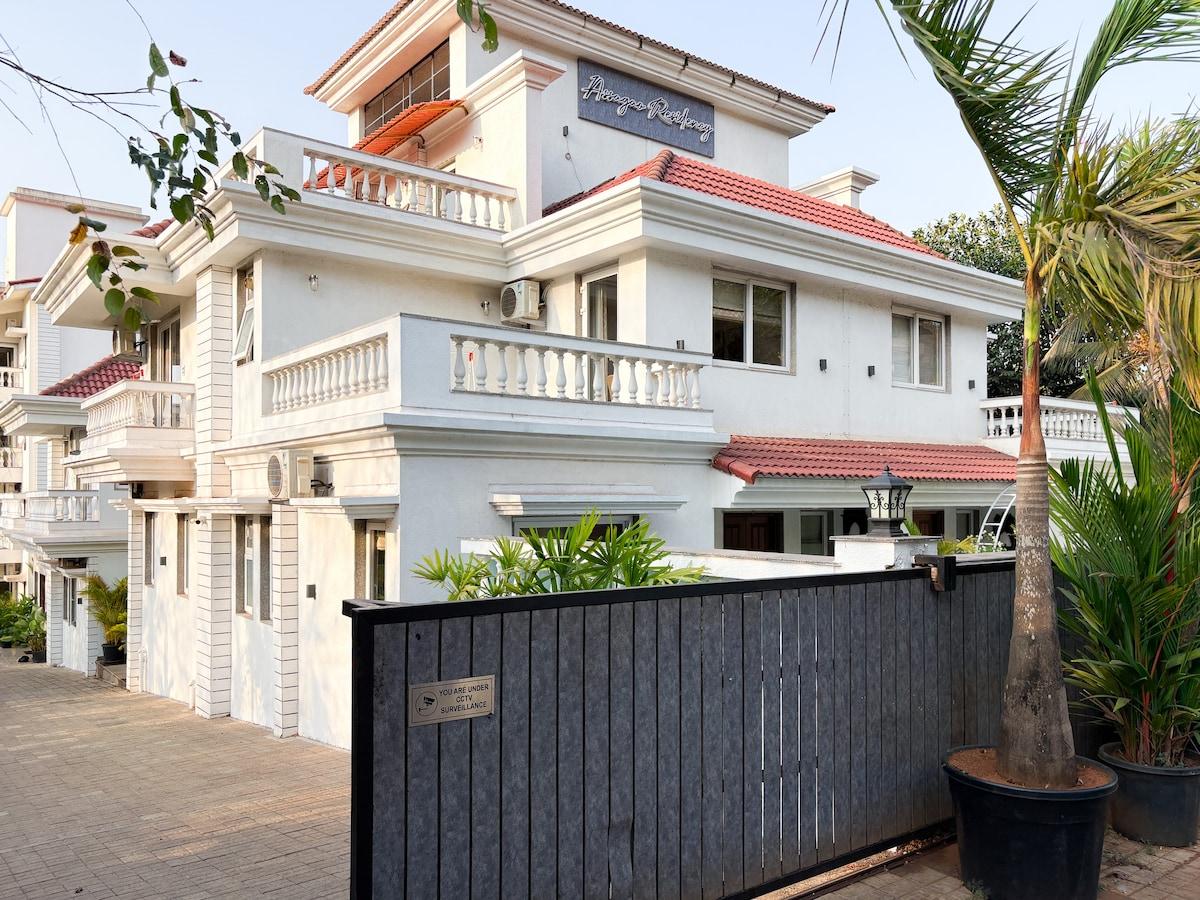 Luxe 3B Villa w Pool & Jacuzzi nr Bawri, Avos - A2 — 3 BHK villa in Assagao, Goa