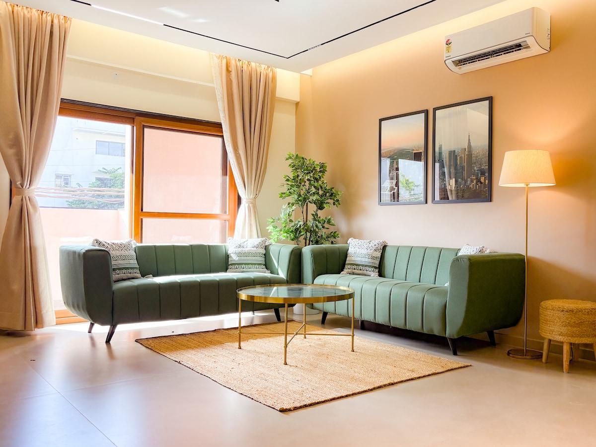 Luxury 3-BHK in Central Bangalore - 1F — 3 BHK apartment in Langford Town, Bengaluru
