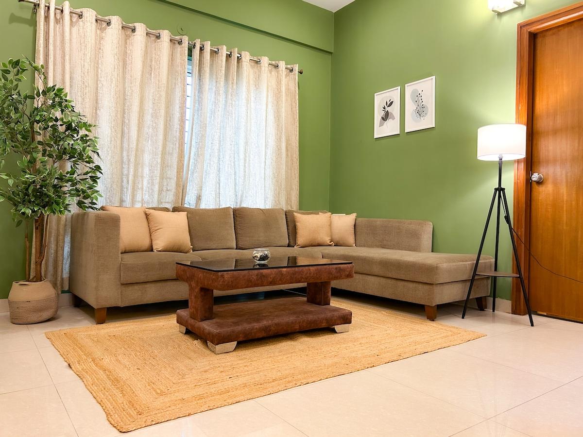 Comfortable 2-BHK in Mysore - 202 — 2 BHK apartment in Bannimantap, Mysuru